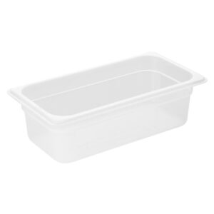 Nisbets Essentials Polypropylene 1/3 Gastronorm Container 100mm