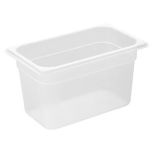 Nisbets Essentials Polypropylene 1/4 Gastronorm Container 150mm
