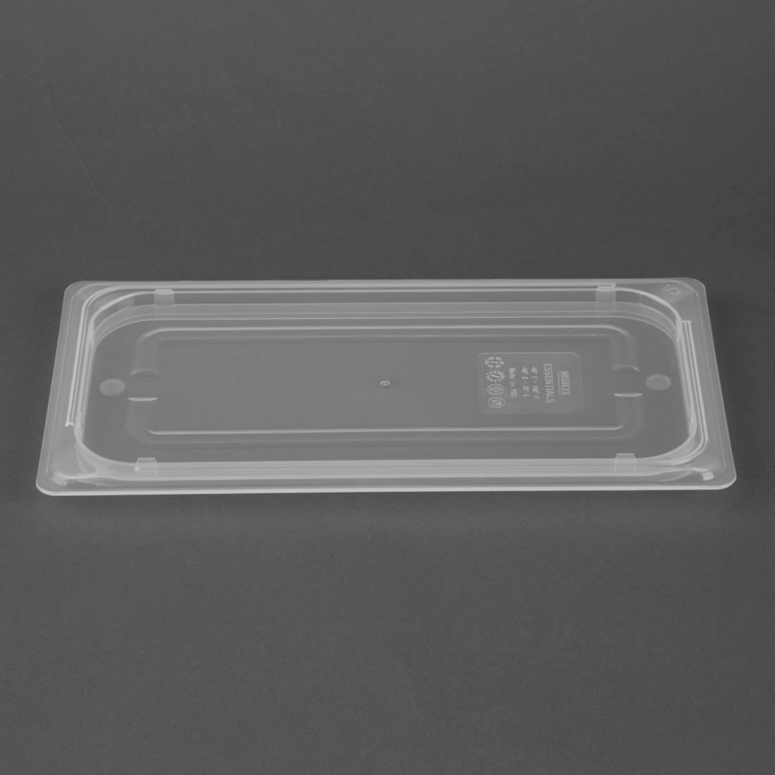 Nisbets Essentials Polypropylene Gastronorm Lid 1/3 - Image 4