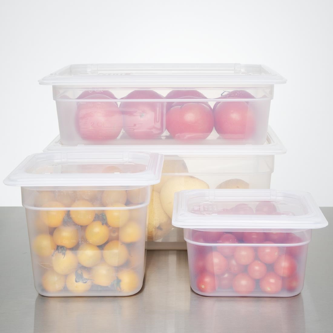 Nisbets Essentials Polypropylene Gastronorm Lid 1/4 - Image 6