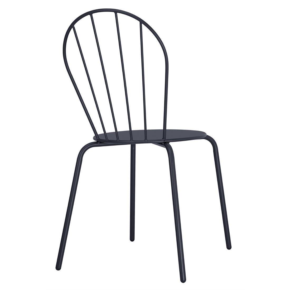 Bolero Adeline Side Chairs Slate Blue (4 Pack) - Image 3
