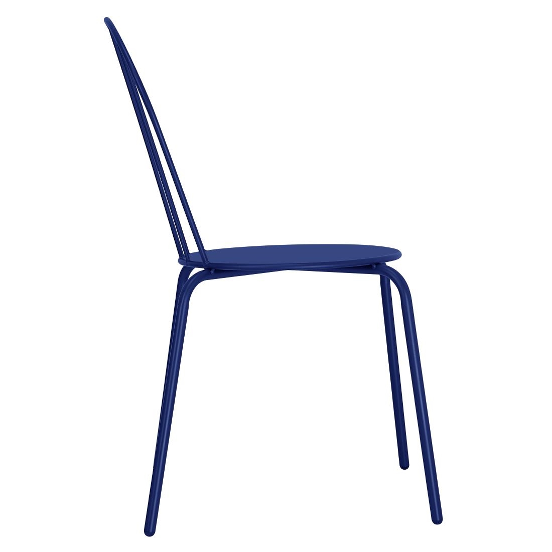 Bolero Adeline Side Chair Dark Navy (4 Pack) - Image 2