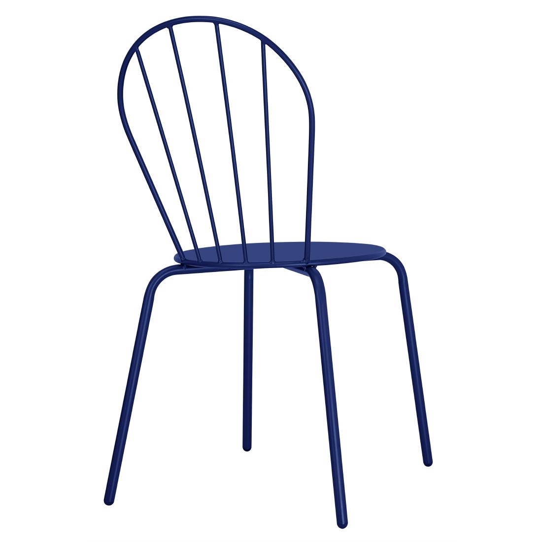 Bolero Adeline Side Chair Dark Navy (4 Pack) - Image 3