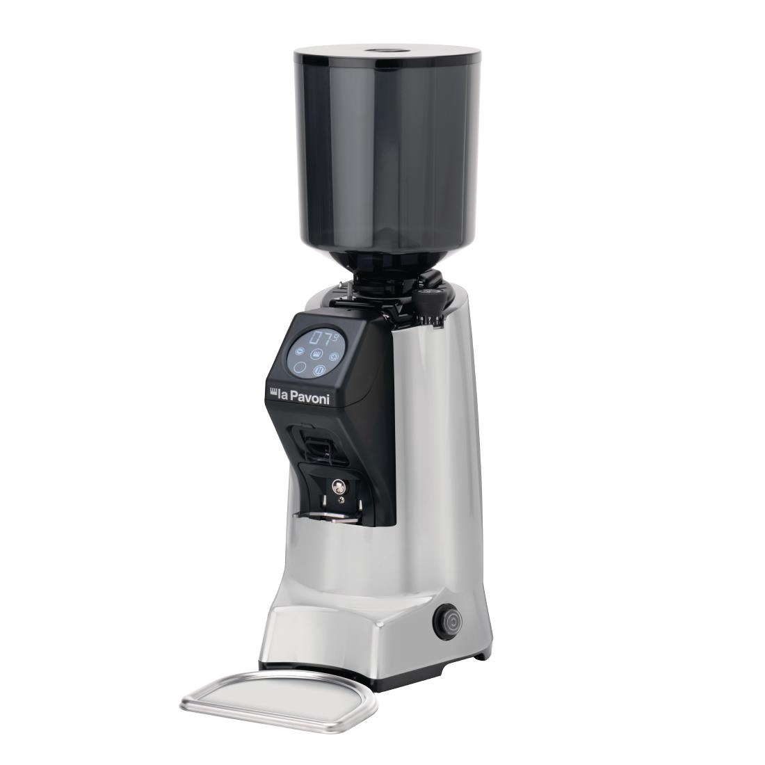 La Pavoni PGZIP2BC00UK Automatic Coffee Grinder Chrome