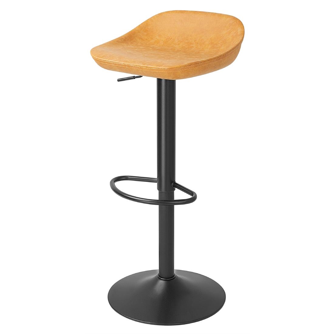 Bolero Enzo Bar Stools Camel (2 Pack) - Image 2