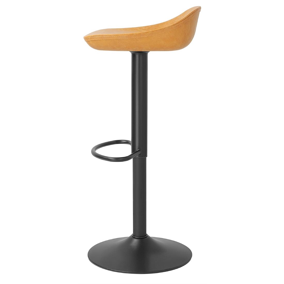 Bolero Enzo Bar Stools Camel (2 Pack) - Image 3
