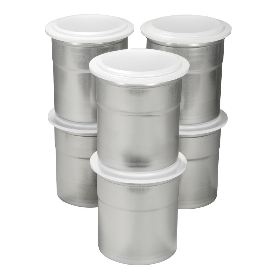 Pacojet Chrome Steel Pacotizing Beakers (6 Pack)
