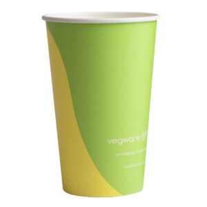 Vegware Paper Cold Cups 89-Series 16oz/400ml (1000 Pack)