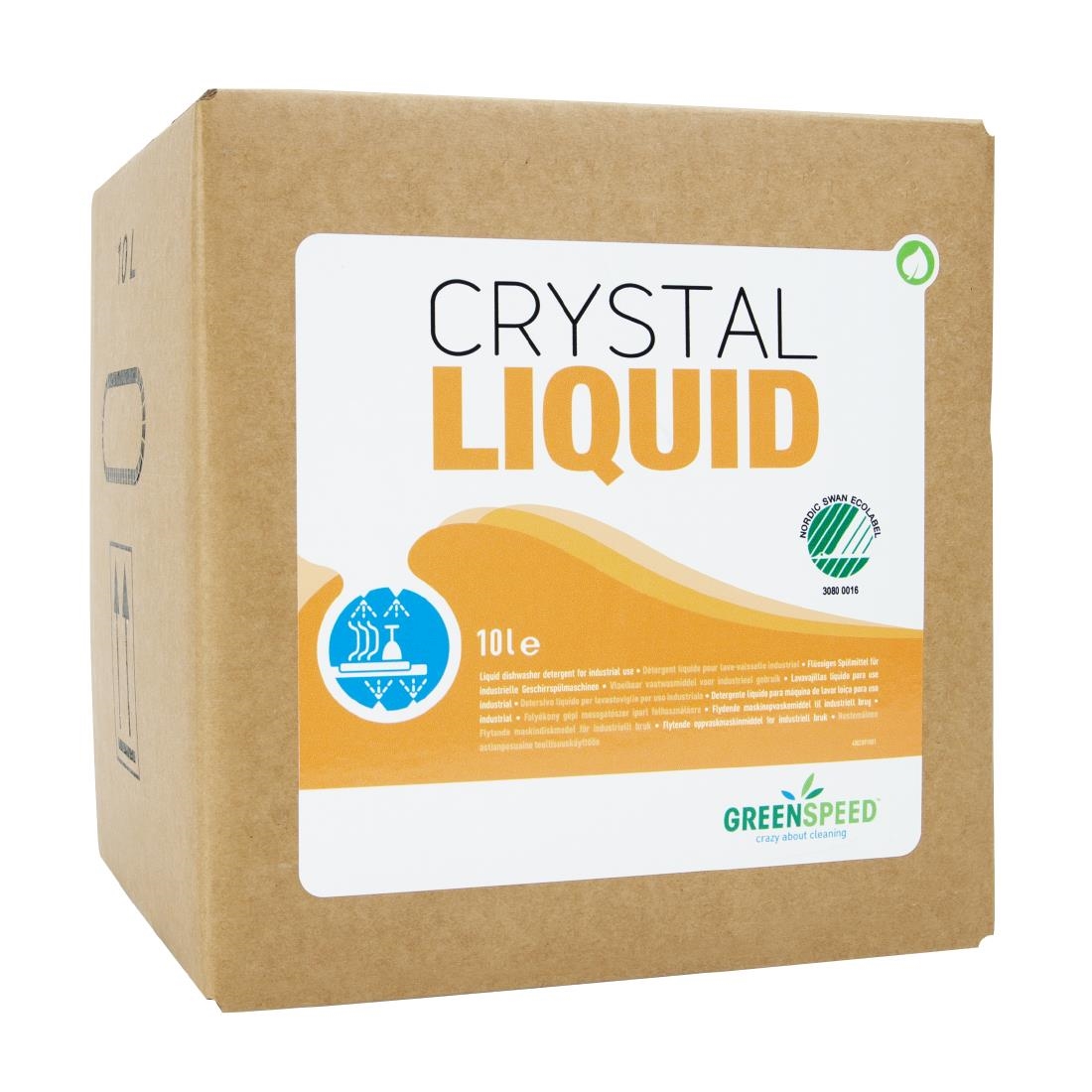 Greenspeed Crystal Liquid Dishwash Detergent Bag-in-Box 10Ltr