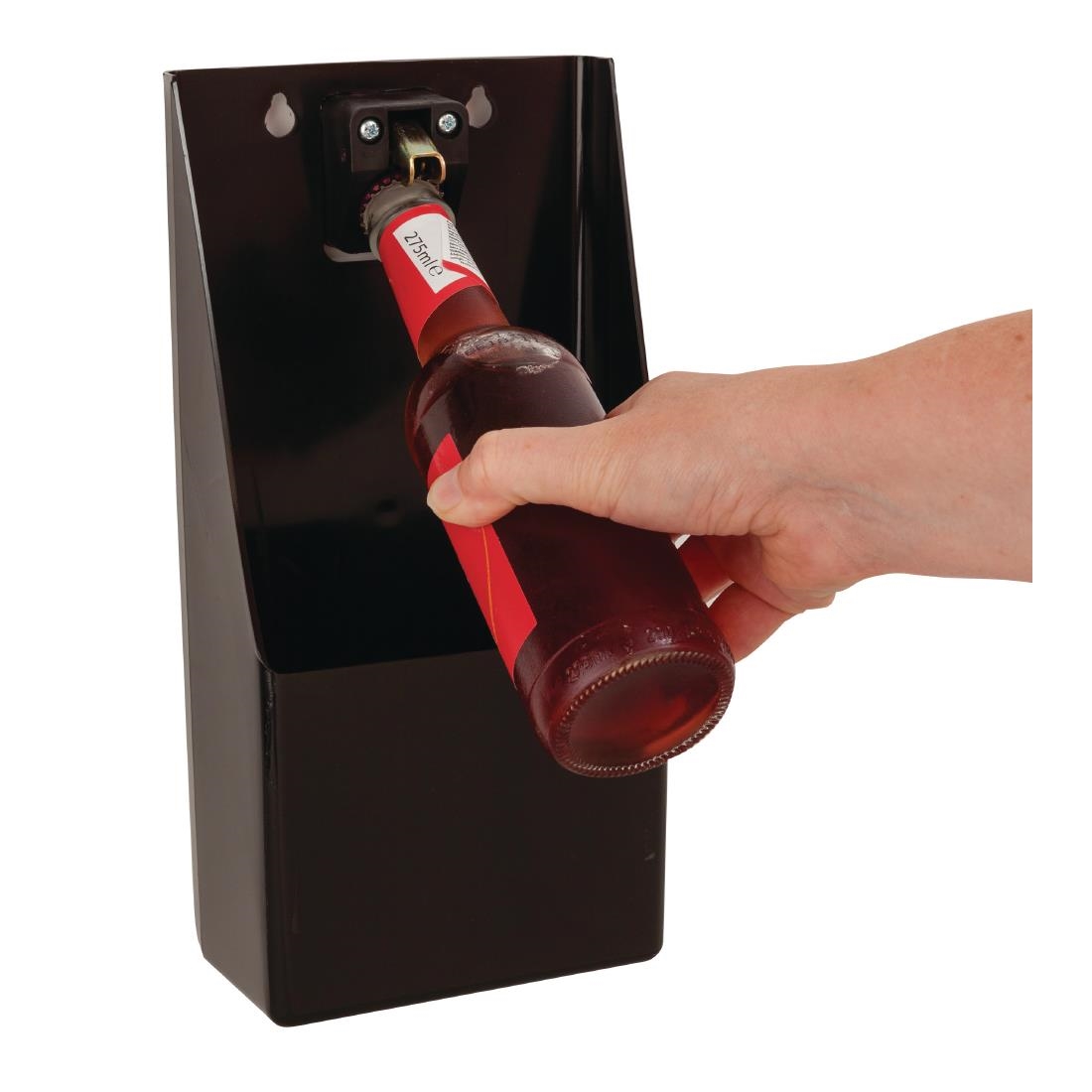 Beaumont Bottle Cap Catcher for Wall Mount Beer Bottle Opener - Image 2