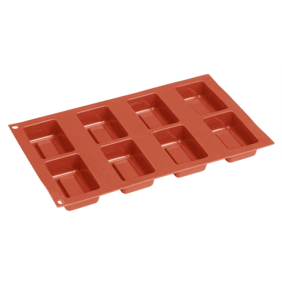 Vogue Silicone Square Cake Mould 8 Cup - Image 2