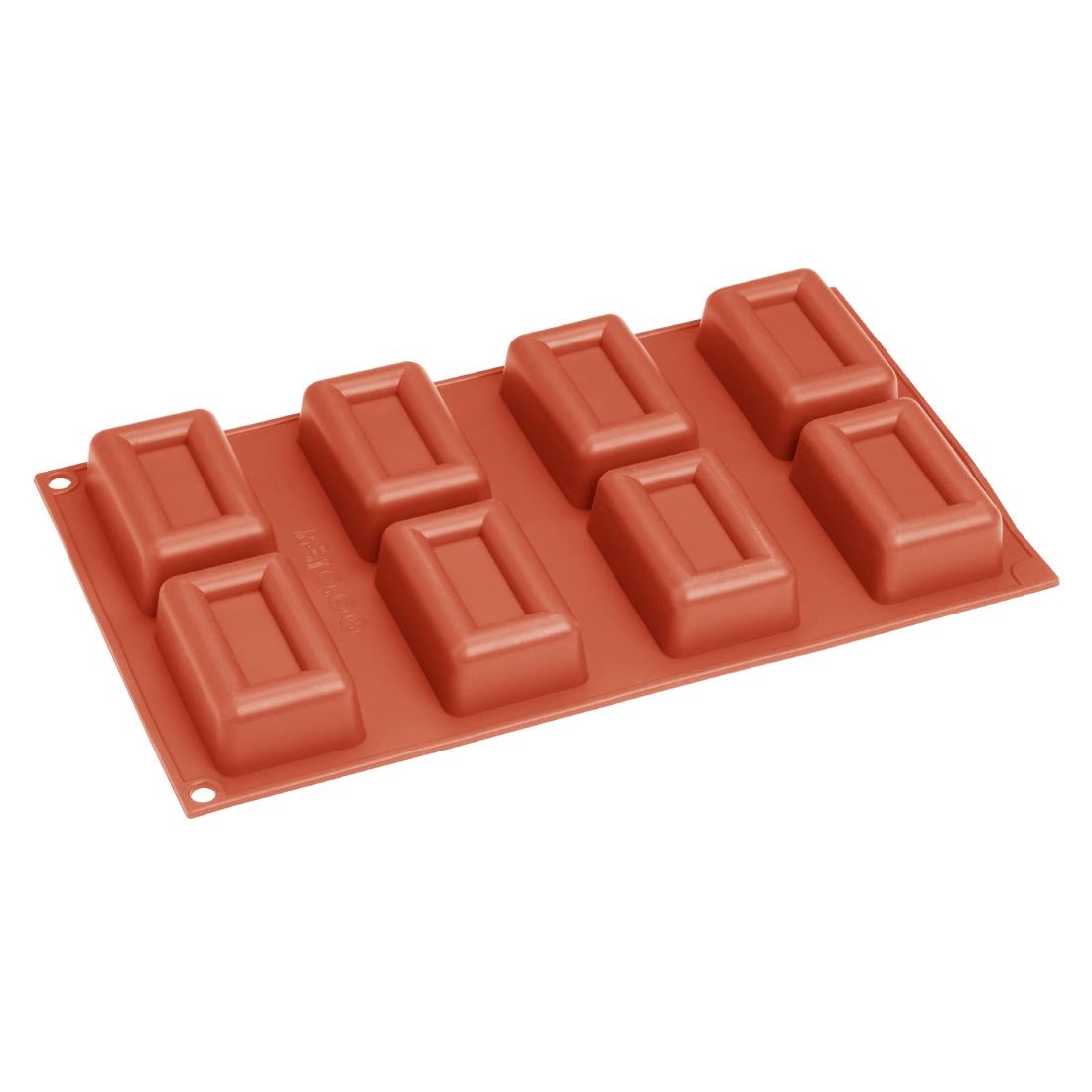 Vogue Silicone Square Cake Mould 8 Cup - Image 3