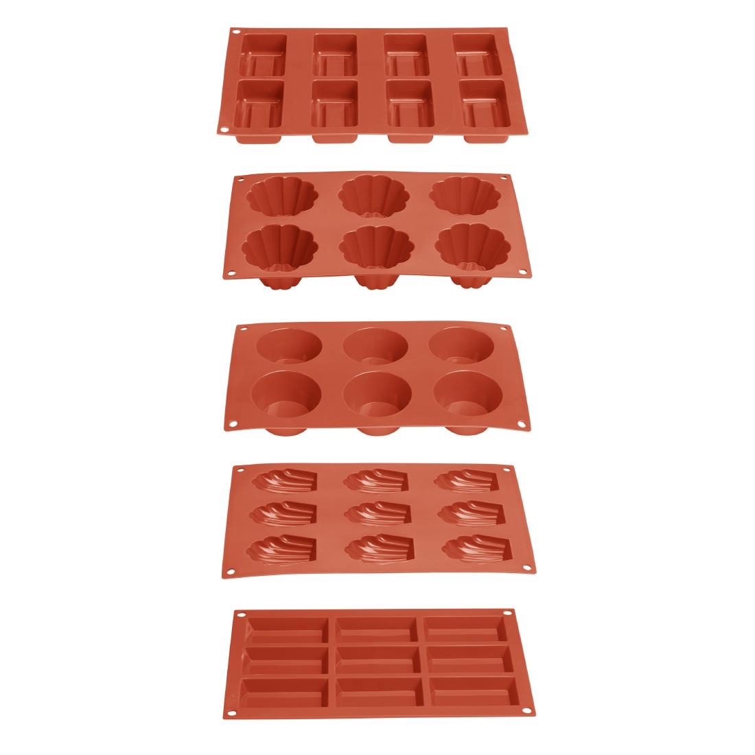 Vogue Silicone Square Cake Mould 8 Cup - Image 6