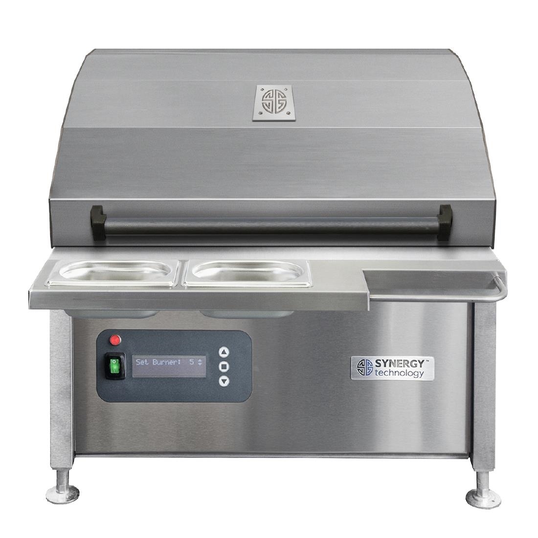 Synergy CharGo STCGO600 Chargrill Oven with Lid, Slow Cook Shelf & Garnish Rail Nat Gas - Image 2