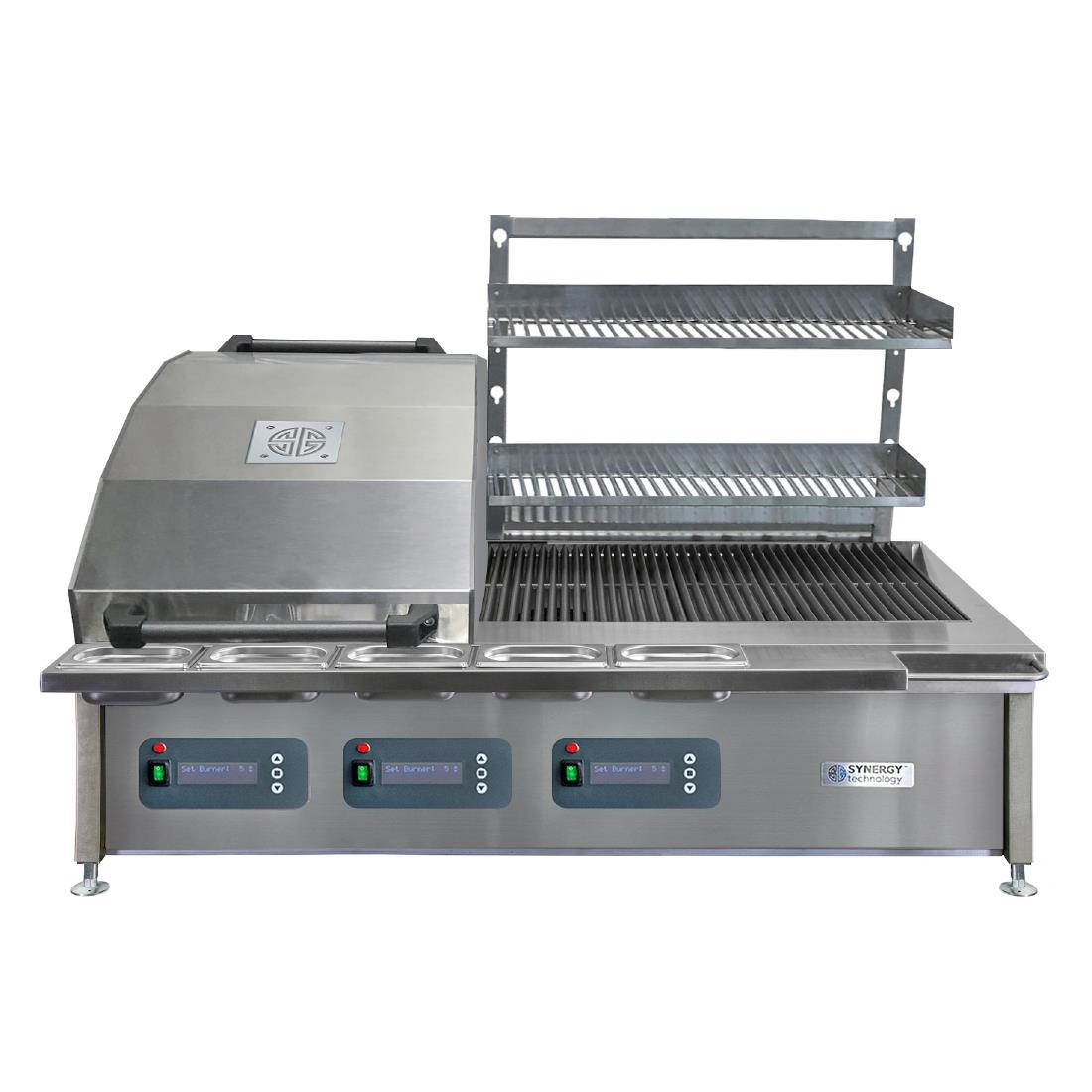 Synergy CharGo STCGO1300 Chargrill Oven with Lid & Slow Cook Shelf