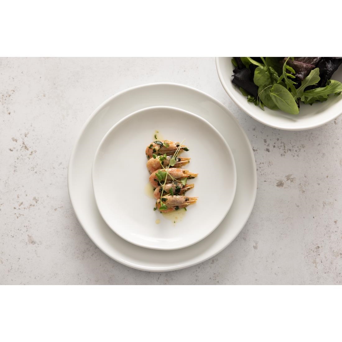 Olympia Chia Plates White 270mm (6 Pack) - Image 3