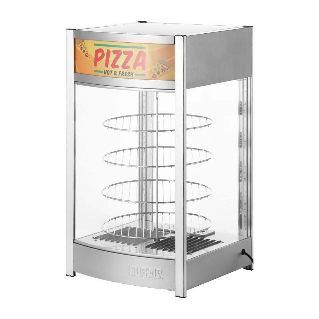 Buffalo 4 Tier Heated Pizza Display Merchandiser - Image 2