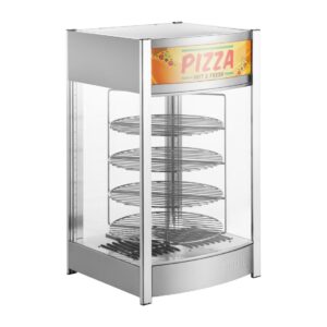 Buffalo 4 Tier Heated Pizza Display Merchandiser