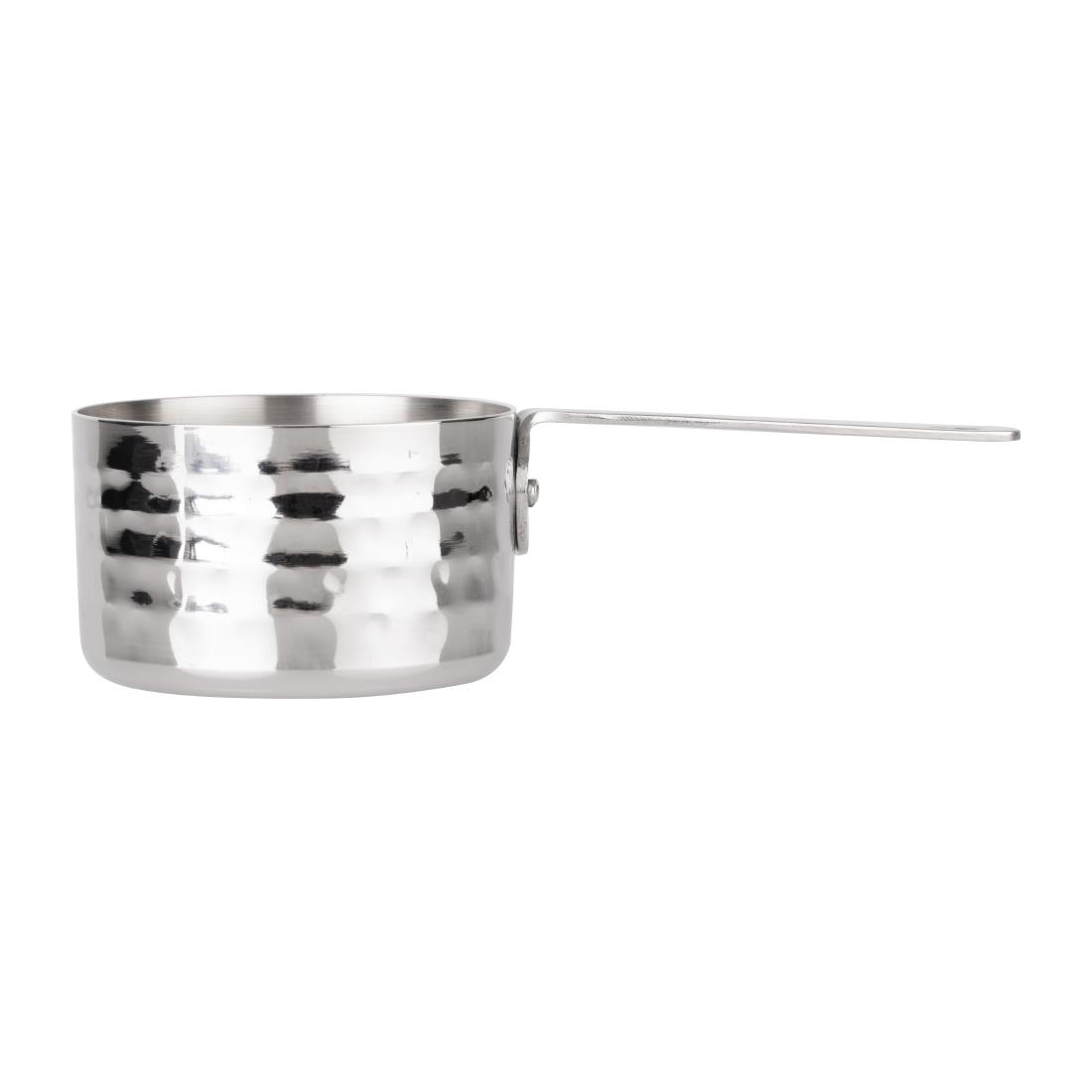 Olympia Table Presentation Mini Saucepan Hammered 70mm - Image 3