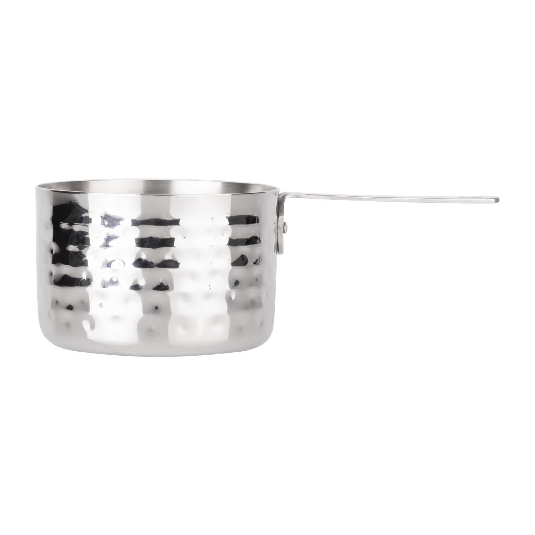 Olympia Table Presentation Mini Saucepan Hammered 90mm - Image 3