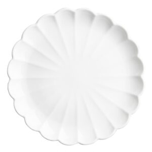 Olympia Bloom Scalloped Plates White 276mm (4 Pack)