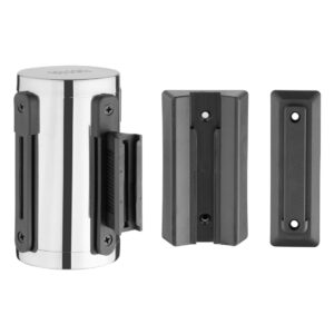 Bolero Wall Mounted Barrier Strap Black 3m