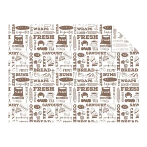 Vegware Greaseproof Sheets Bakery 400x300mm (1000 Pack)