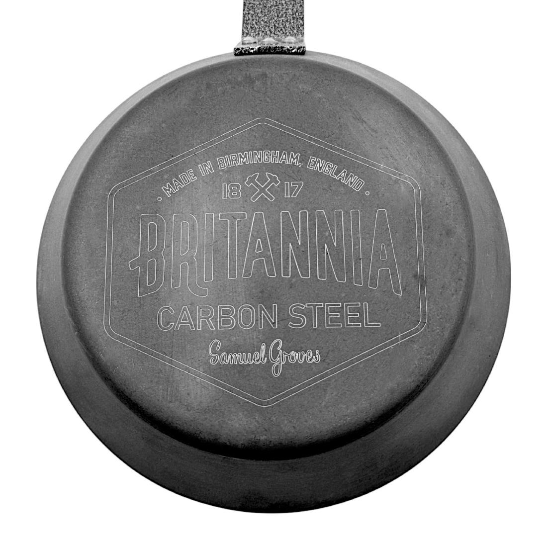 Samuel Groves Professional Seasoned Carbon Steel Frying Pan 20cm - Image 3