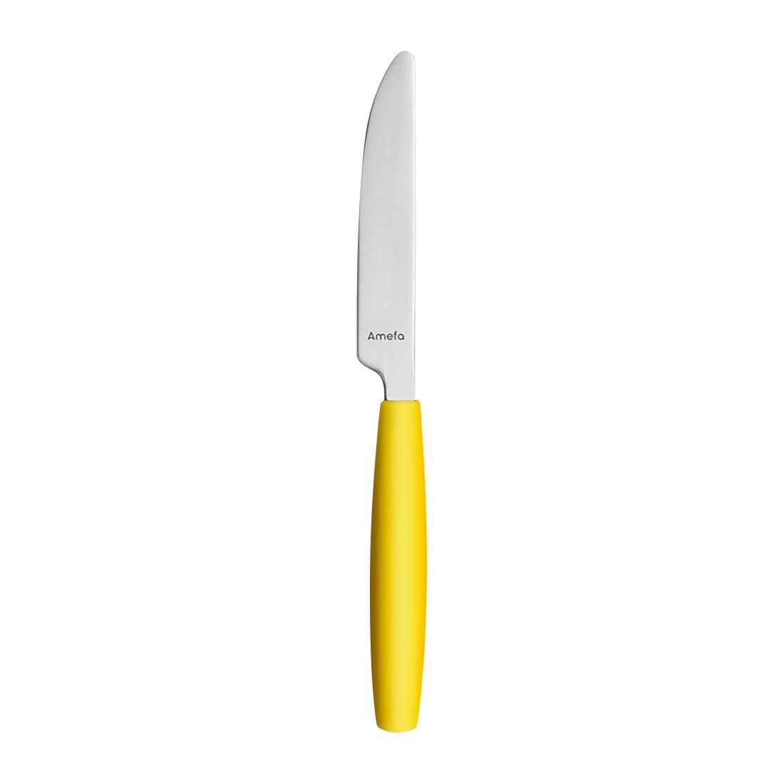 Amefa PIXEL Dessert Knives Yellow (12 Pack) - Image 2