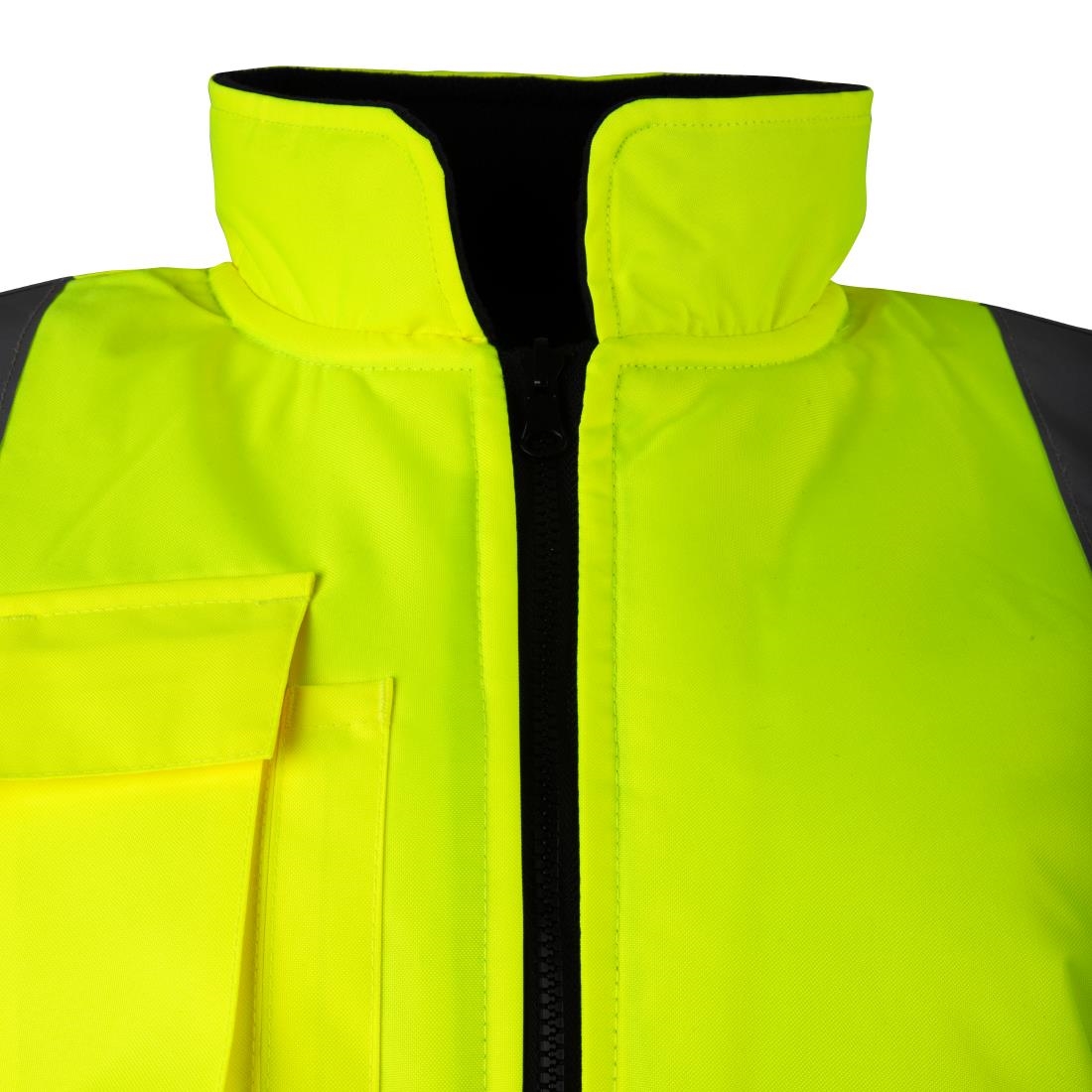 KeepSAFE Hi Vis Bodywarmer Reversible Yellow 2XL - Image 6