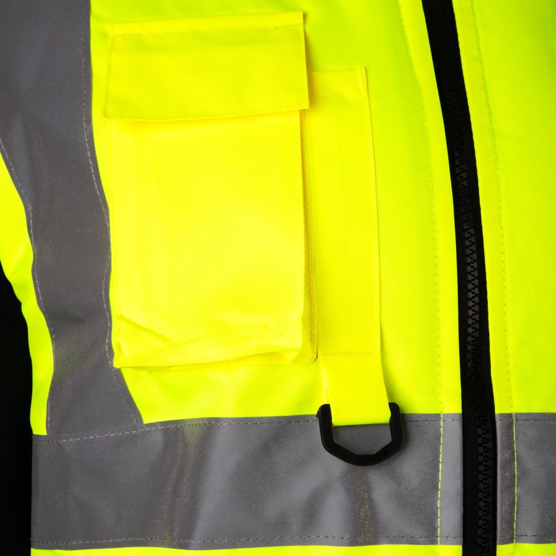 KeepSAFE Hi Vis Bodywarmer Reversible Yellow 2XL - Image 7