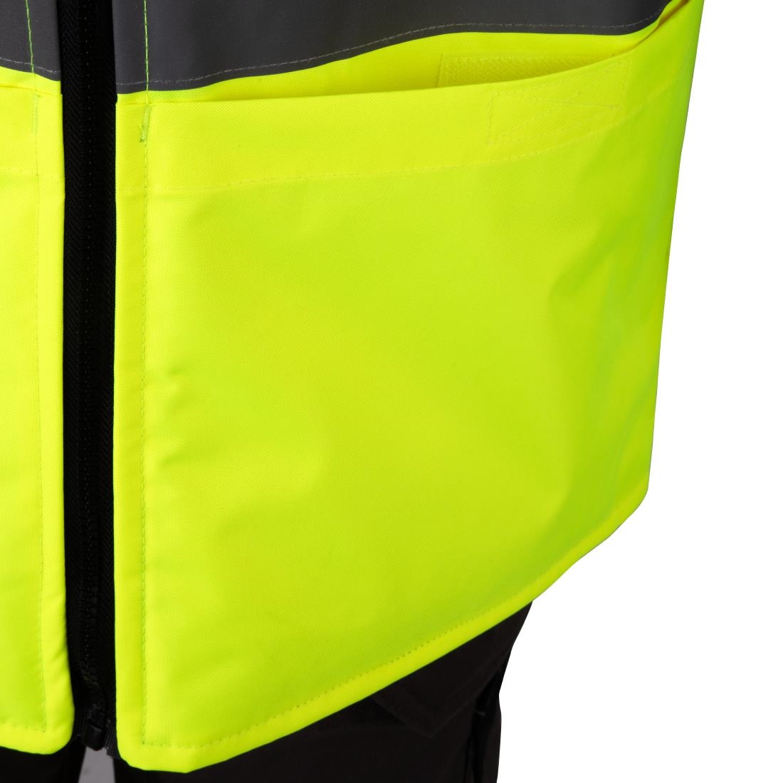 KeepSAFE Hi Vis Bodywarmer Reversible Yellow 2XL - Image 8