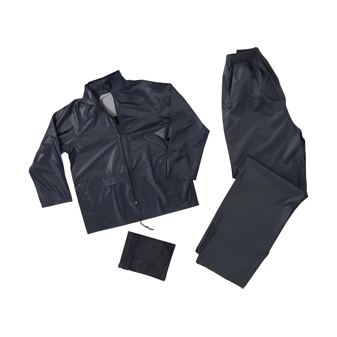 Endurance Lightweight 2-Piece Rainsuit Navy 2XL