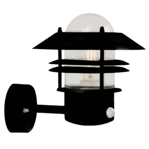 Nordlux Blokhus Up Sensor Outdoor Wall Light Black