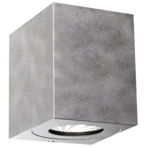 Nordlux Canto Kubi 2 Outdoor Wall Light Galvanised