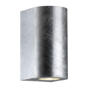 Nordlux Canto Maxi 2 Outdoor Wall Light Galvanised