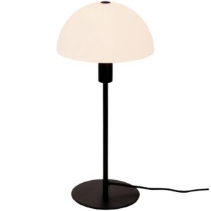 Nordlux Ellen 20 Indoor Table Lamp Black, Glass Shade