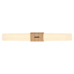 Nordlux Helva Double Basic Indoor Wall Light Wood Foil