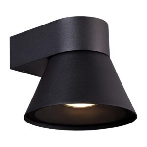 Nordlux Kyklop Cone Outdoor Wall Light Black