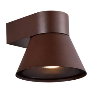 Nordlux Kyklop Cone Outdoor Wall Light Rust