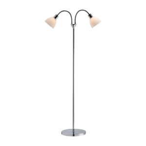 Nordlux Ray Double Floor Lamp Chrome