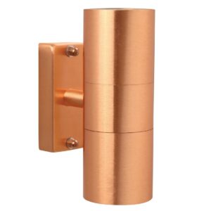 Nordlux Tin Double Outdoor Wall Light Copper