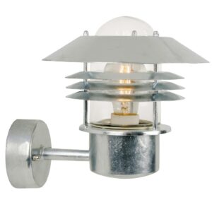 Nordlux Vejers Up Outdoor Wall Light Galvanised