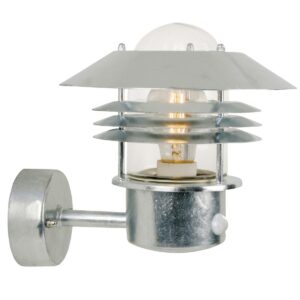 Nordlux Vejers Sensor Outdoor Wall Light Galvanised