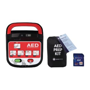 Mediana HeartOn A15 Defibrillator with SD Card & AED Prep Kit