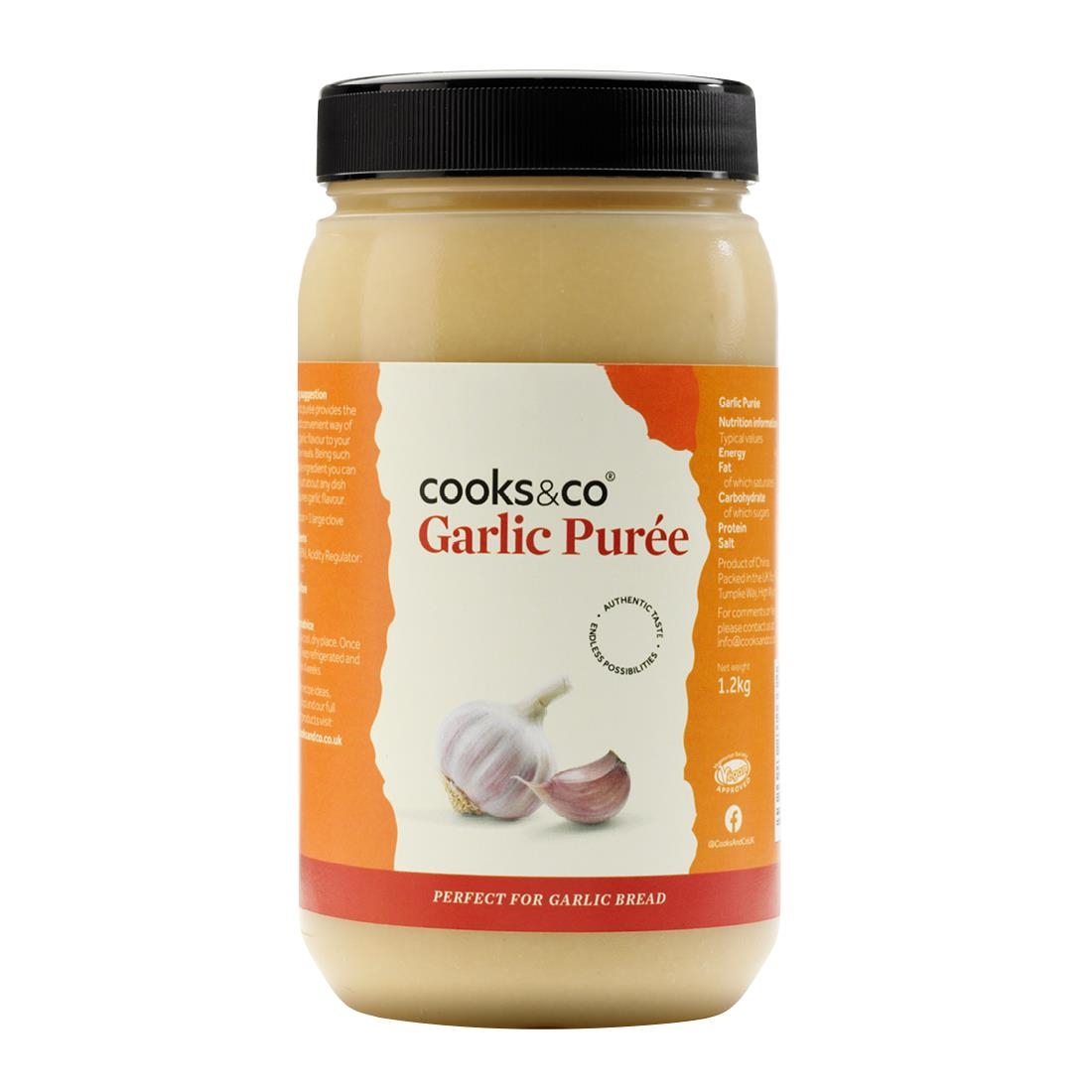Cooks & Co Garlic Puree 1.2kg