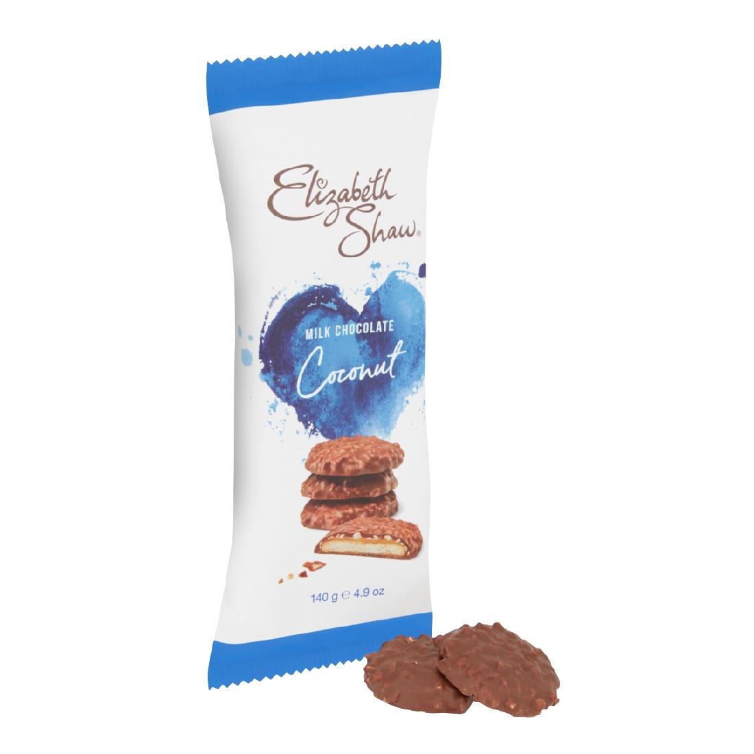 Elizabeth Shaw Milk Chocolate Coconut Biscuits 140g (10 Packs) - Image 2