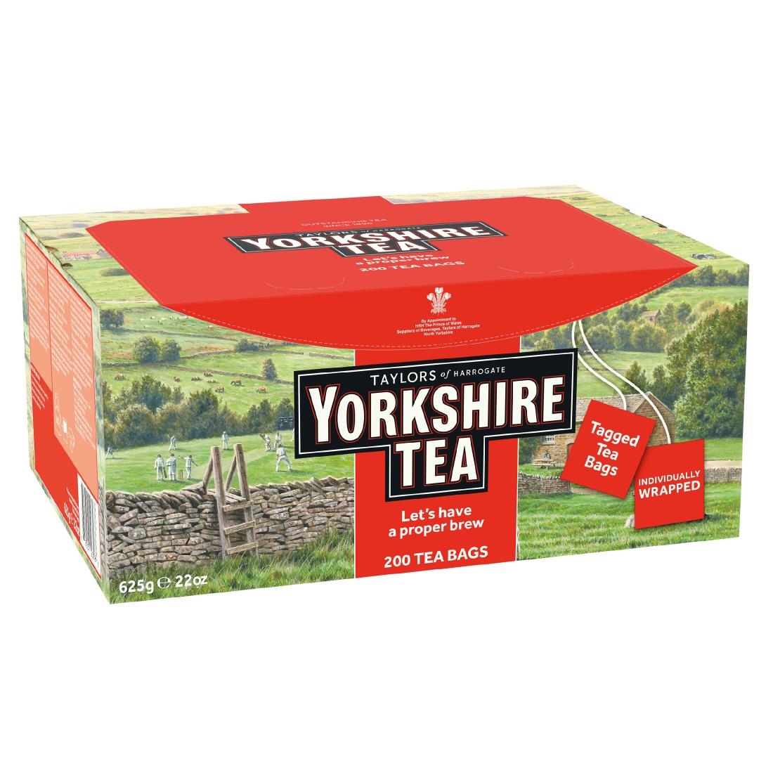 Yorkshire Enveloped Tea Bags (200 Pack)