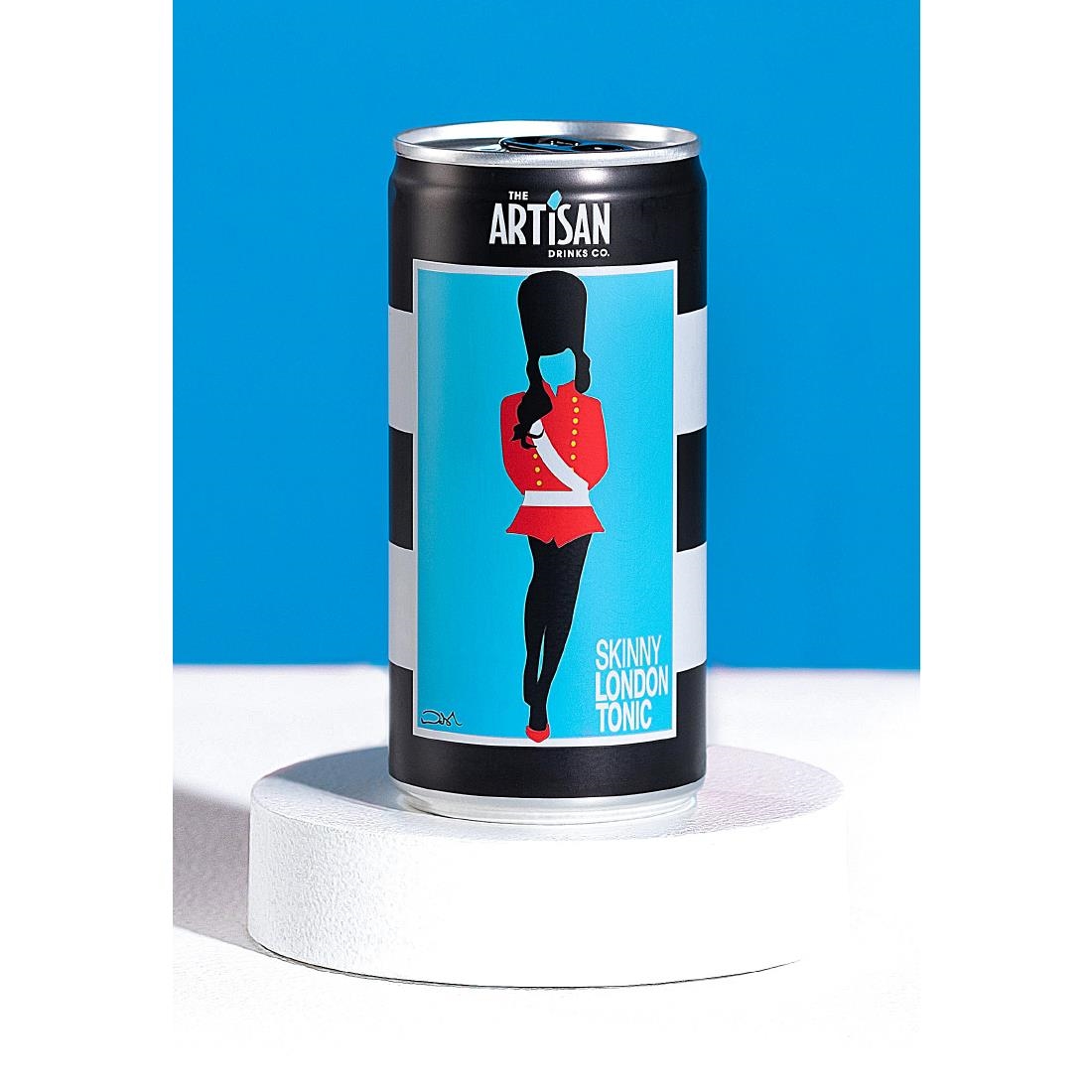 Artisan Drinks Skinny London Tonic Cans 200ml (24 pack) - Image 4