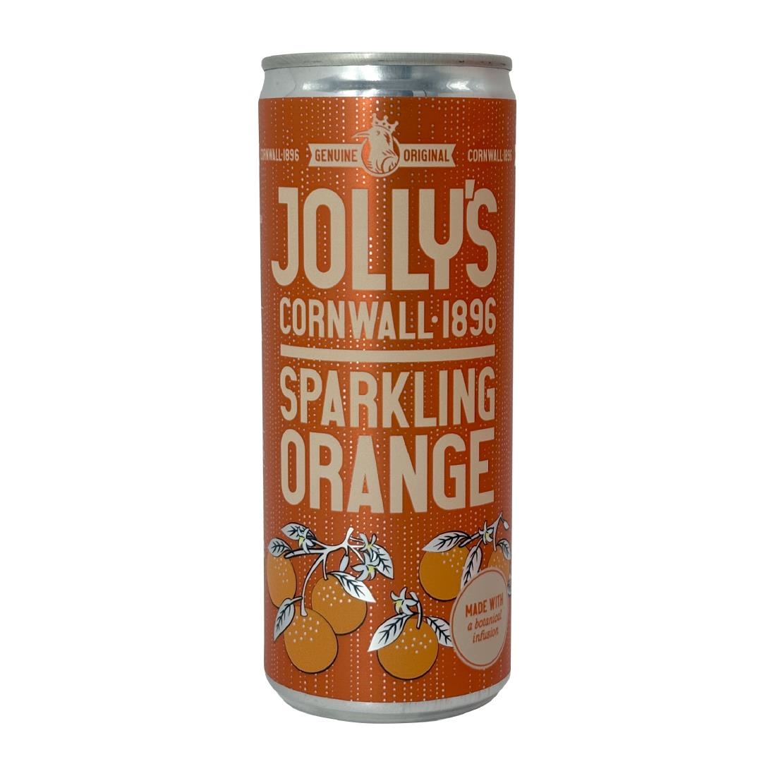 Jolly's Sparkling Orange with Botanicals 250ml (24 Pack)